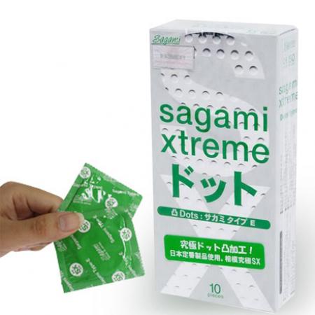 3 hộp bao cao su Bao cao su Sagami Xtreme Dot